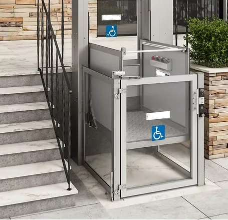 Plataforma de accesibilidad instalada por Wagner Ascensores